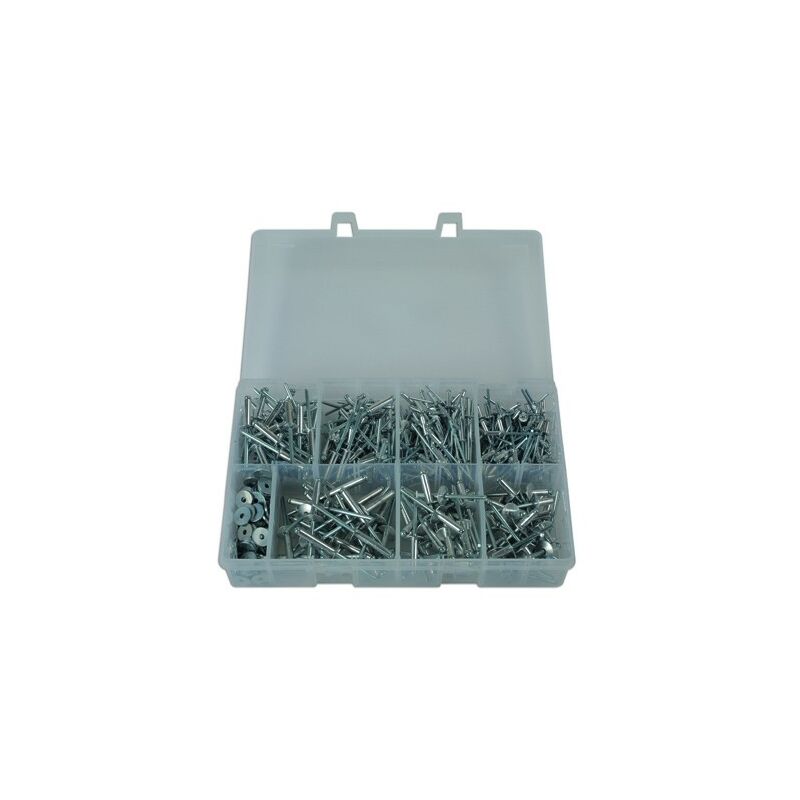 Popular Rivets - Assorted - Box of 475 - 31843 - Connect