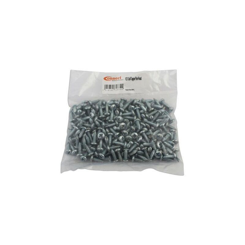 Self Tapping Screws - Pan Head Pozidrive - No.12 x 1.1/2in. - Pack Of 200 - 32833 - Connect