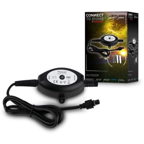 CONNECT TO SHINE Sensore crepuscolare con connettore a spina, IP67