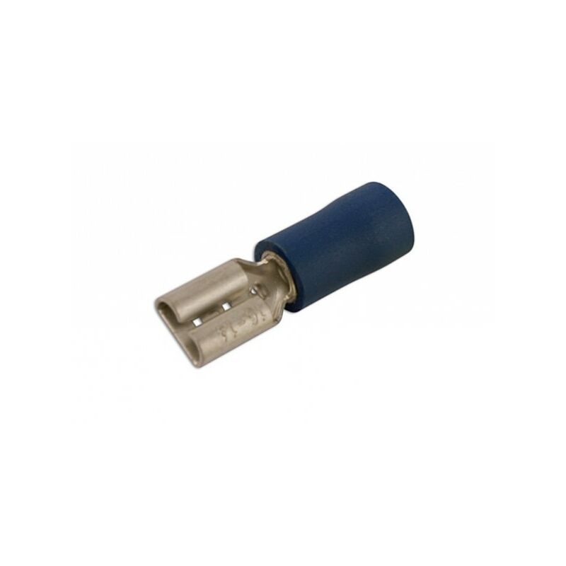 Wiring ors - Blue - Female Slide-On - 6.3mm - Pack Of 100 - 30171 - Connect