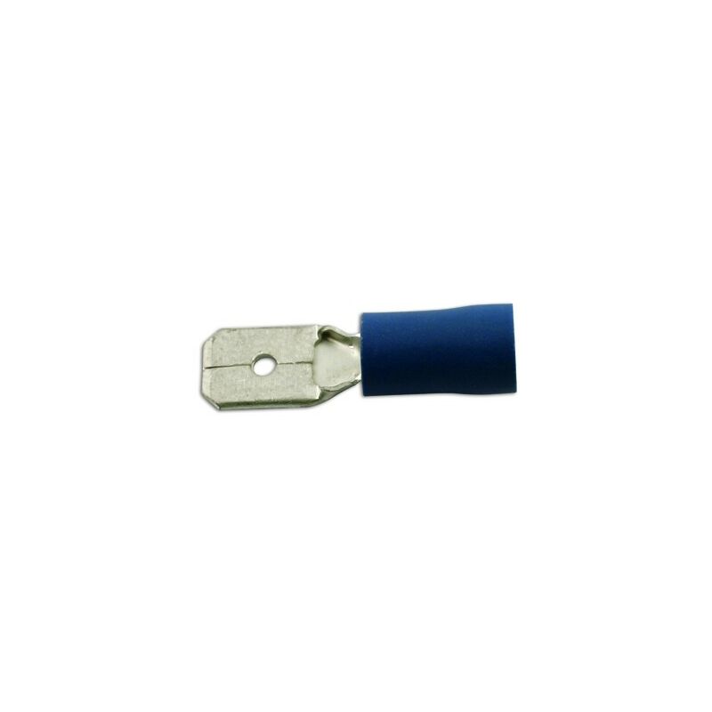 Connect - Wiring ors - Blue - Male Blade - 6.3mm - Pack Of 100 - 30175