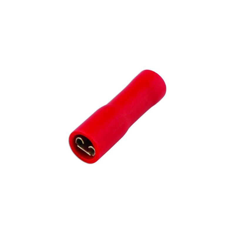 Wiring ors - Red - Female Slide-On - 2.8mm - Pack Of 100 - 30133 - Connect