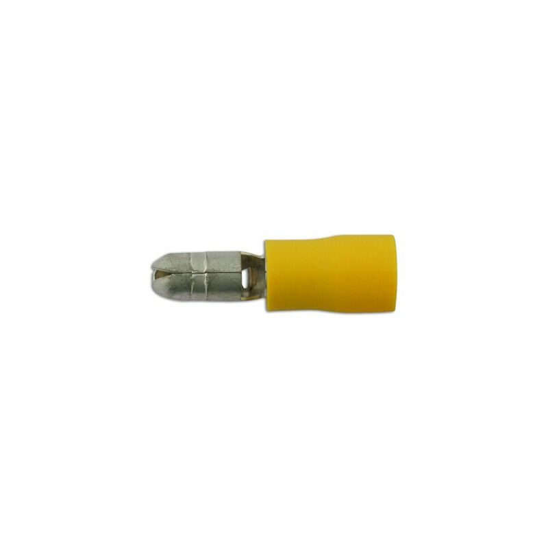 Wiring ors - Yellow - Male Bullet - 5.0mm - Pack Of 100 - 30215 - Connect