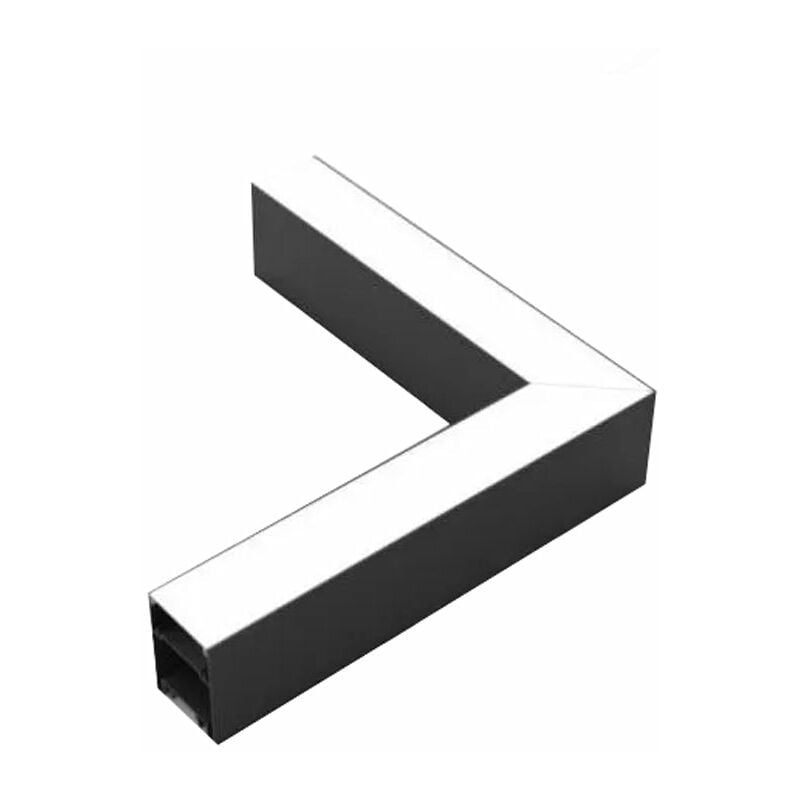 Silumen - Connecteur 8W pour Luminaire Suspendu Interconnectable en l - Noir