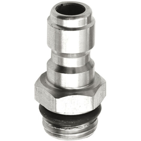 Connecteur à Dégagement Rapide 1/4'', 14 mm Mâle à 1/4 Pouce Rapide Dégagement Adaptateur Pulvérisateur de Savon pour Laveuse à Pression, Lance en Mousse de Neige Coupleur en Acier Inoxydable