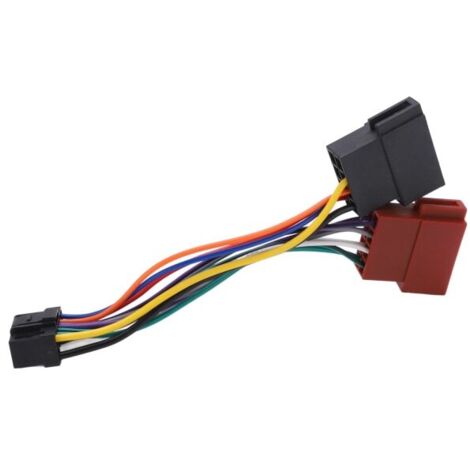 Connecteur adaptateur de faisceau de câblage ISO 16 broches pour autoradio Alpine (remplacement pour Alpine).
