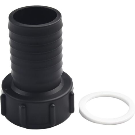 Connecteur adaptateur de réservoir IBC avec filetage grossier 12 34 1 2 pour tuyaux d'eau et applications de vidange de sac fourre-tout IBC (50 mm)