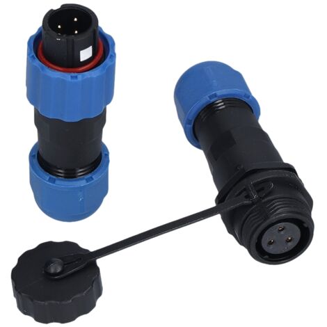 Connecteur Aéronautique 7 Pins Anticorrosion, Prise Aviation 1-7 Broches Haute Durabilité, 250V 5A