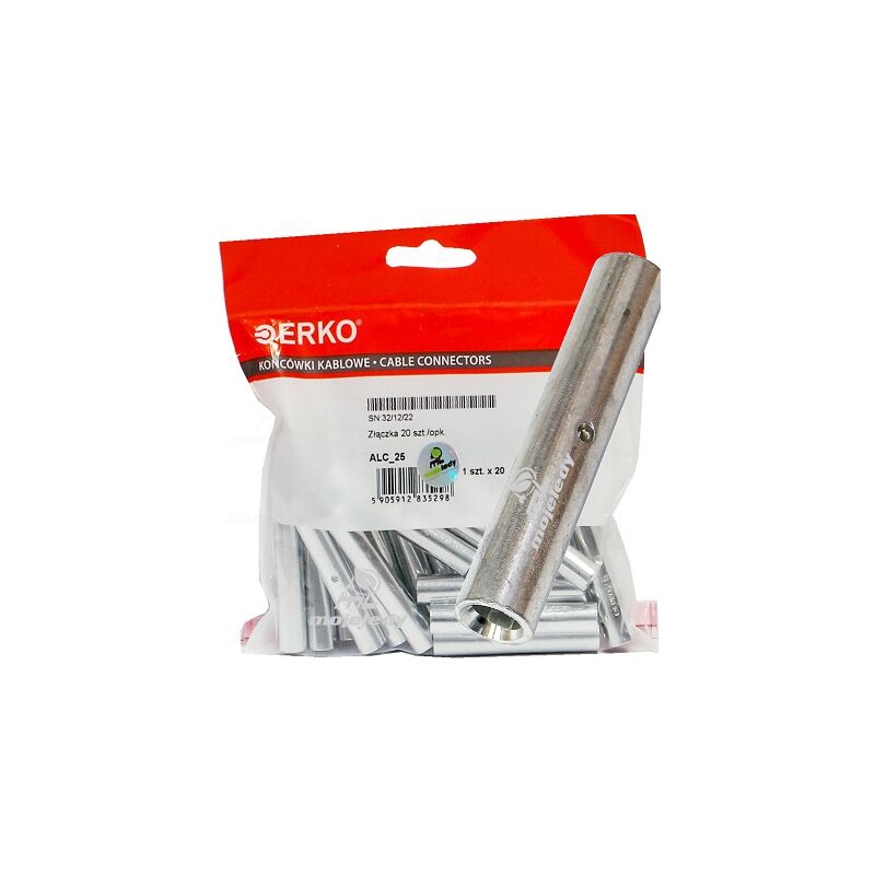 Connecteur Al, manchon de raccordement ALC 25, 20 pcs. Erko