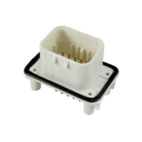 Connecteur AmpSeal femelle 14 Voies blanc PCB