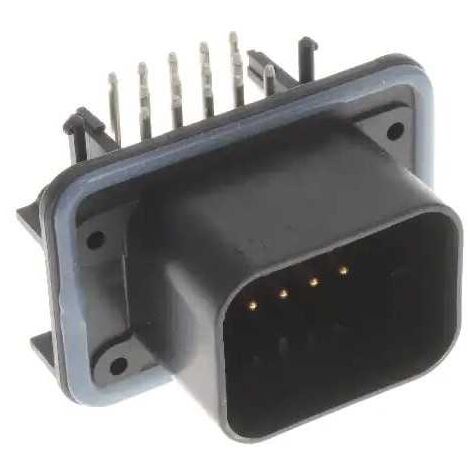 Connecteur AmpSeal femelle 14 Voies noir PCB 90° avec épingle dorée