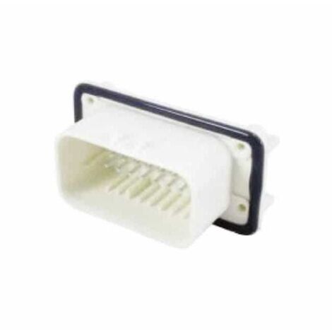 Connecteur AmpSeal femelle 23 Voies blanc PCB 90°