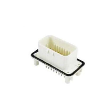 Connecteur AmpSeal femelle 23 Voies blanc PCB