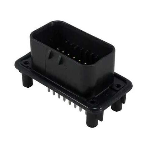 Connecteur AmpSeal femelle 23 Voies noir PCB avec épingle dorée