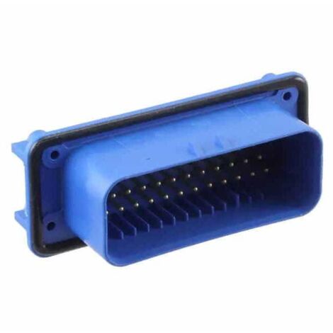 Connecteur AmpSeal femelle 35 Voies bleu PCB 90°