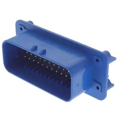 Connecteur AmpSeal femelle 35 Voies bleu PCB 90° goupilles dorées sans joint