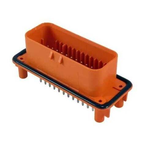 Connecteur AmpSeal femelle 35 Voies orange PCB avec épingle dorée