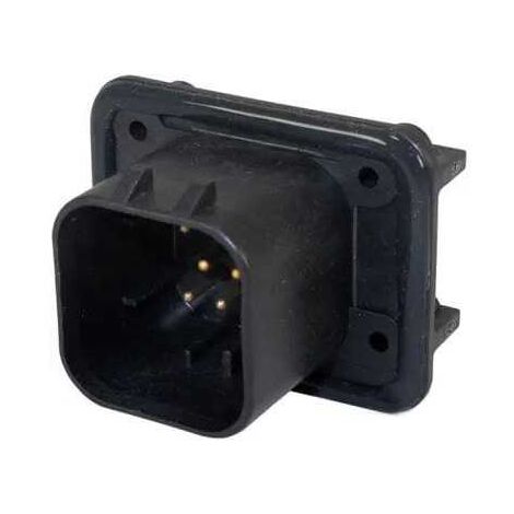 Connecteur AmpSeal femelle 8 Voies noir PCB 90° avec épingle dorée