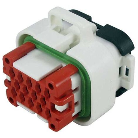 Connecteur AmpSeal mâle 14 Voies blanc
