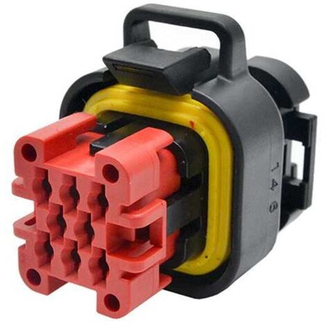 Connecteur AmpSeal mâle 8 Voies noir