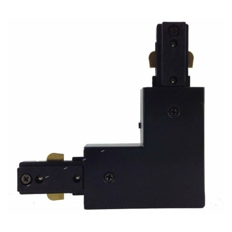 Connecteur Angle 90° Rail Monophasé NOIR - SILAMP Connecteur Angle 90° Rail Monophasé NOIR - SILAMP