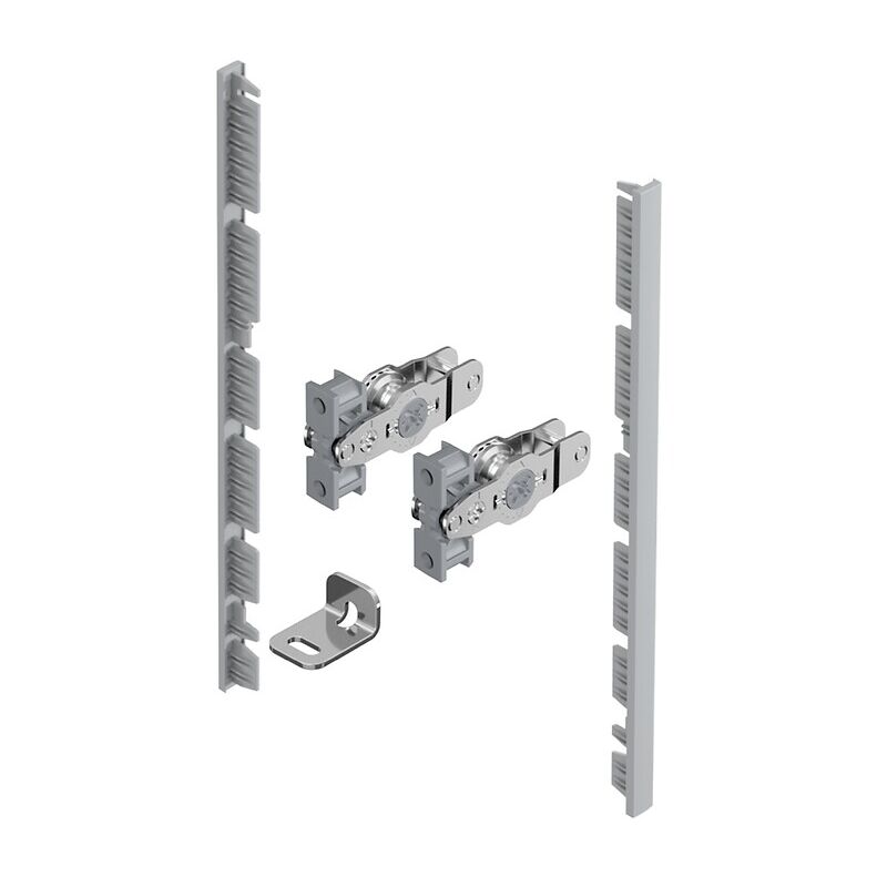 Kit de raccord pour façade de tiroirs intérieur à l'anglaise AvanTech you - Hauteur 187 mm - Blanc - hettich