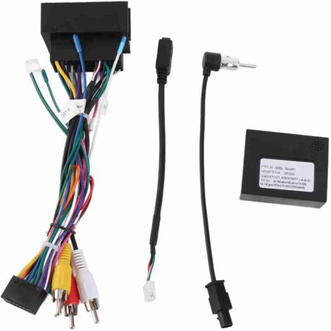 Connecteur Audio pour Autoradio 16 broches avec Boîtier Canbus, Compatible Fiat Egea 2015‑2018, Installation Facile, Plug & Play