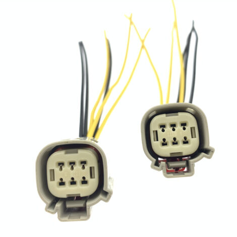 Connecteur automobile DJ7068W-1.5-11/21, fiche de phare adaptée au raccordement de faisceau de câbles automobiles.