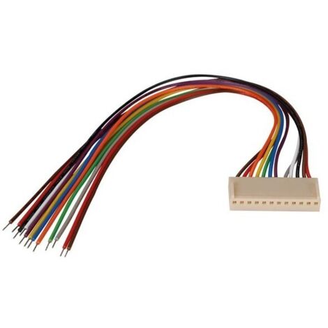 Connecteur avec cable pour ci - femelle - 12 contacts / 20cm