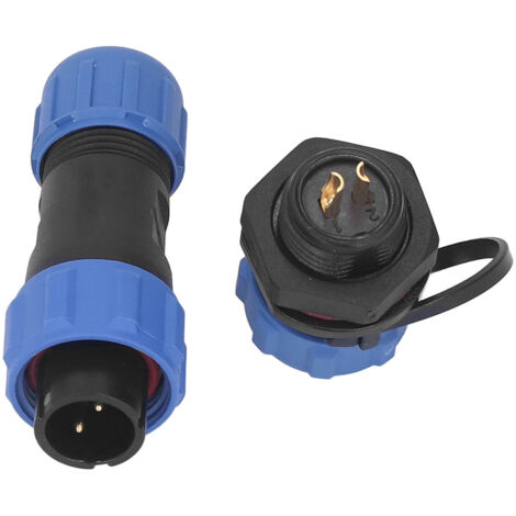 Connecteur Aviation 2 Broches SP13 Étanche IP68 pour Câbles Électriques