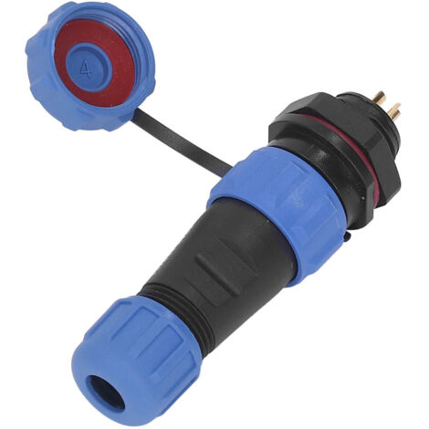 Connecteur Aviation 2 Pôles SP13 Étanche IP68 pour Câbles