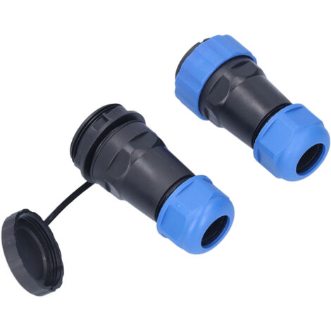 Connecteur Aviation SP28 4 Pôles 45A IP68 Étanche pour Applications Haut Courant