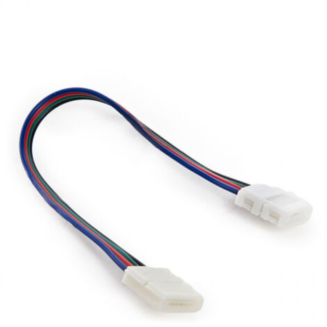 Connecteur Bande de LED SMD5050 10Mm RVB 4 Façon Double 12/24VDC