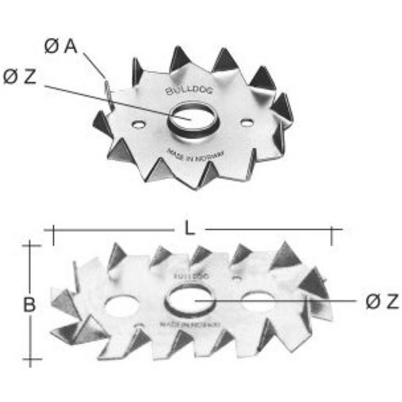 Connecteur bois C2-95M20G-B sst (Par 50)
