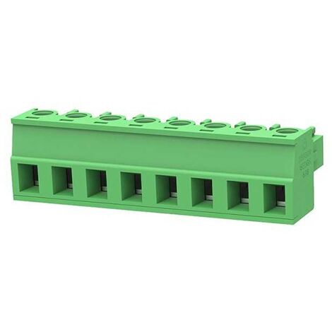 Connecteur bornier au chariot pas de 5,08 Femelle 8 Voies Vert