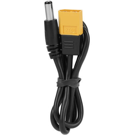 Connecteur Bullet mle XT60 vers cble d'alimentation mle DC 5,5 x 2,5 mm DC5525