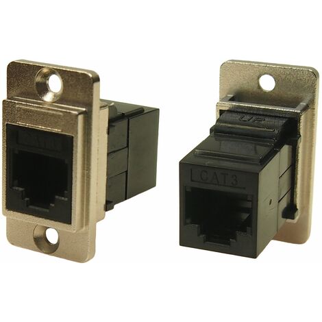 Connecteur cat 3 RS PRO Prise femelle Montage panneau, ports ( Prix pour 1 )