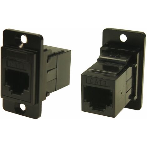 Connecteur cat 3 RS PRO Prise femelle Montage panneau, ports ( Prix pour 1 )