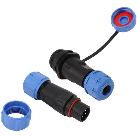 Connecteur Circulaire Aviation Étanche SP13 4 Fils, Prise Mâle Femelle pour Câbles