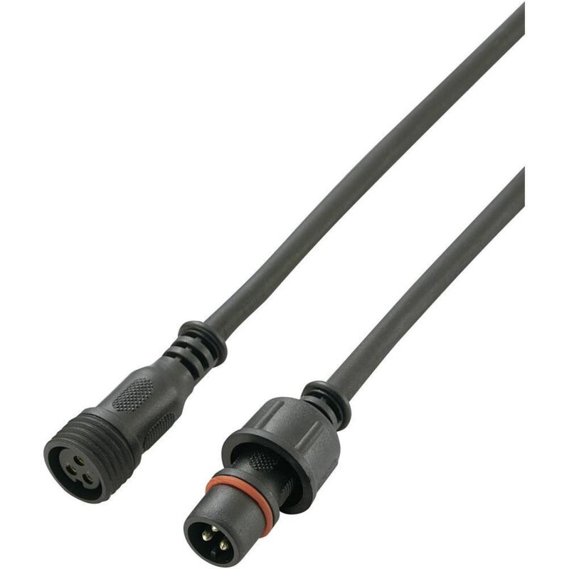 TRU COMPONENTS 1572445 Connecteur circulaire confectionné mâle, droit, femelle, droit Nombre total de pôles: 3 1 pc(s)