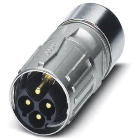 Connecteur circulaire Phoenix Contact, M17 4 contacts, Montage avant, raccordement A sertir ( Prix pour 1 )