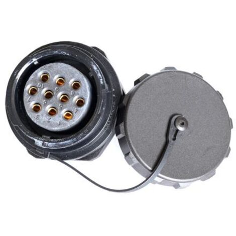 Connecteur circulaire RS PRO, Standard 10 contacts, Montage panneau, raccordement A visser ( Prix pour 1 )