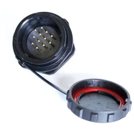Connecteur circulaire RS PRO, Standard 12 contacts, Montage panneau, raccordement A souder ( Prix pour 1 )