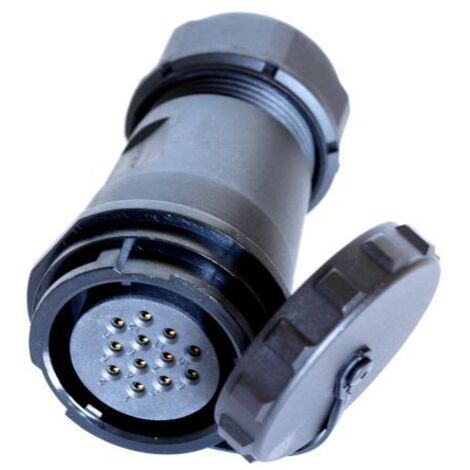 Connecteur circulaire RS PRO, Standard 12 contacts, Montage sur câble, raccordement A souder ( Prix pour 1 )
