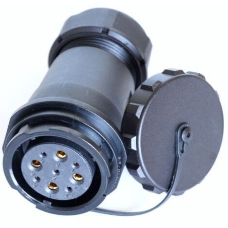 Connecteur circulaire RS PRO, Standard 12 contacts, Montage sur câble, raccordement A souder ( Prix pour 1 )