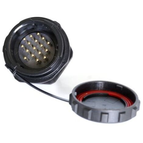 Connecteur circulaire RS PRO, Standard 17 contacts, Montage panneau, raccordement A souder ( Prix pour 1 )