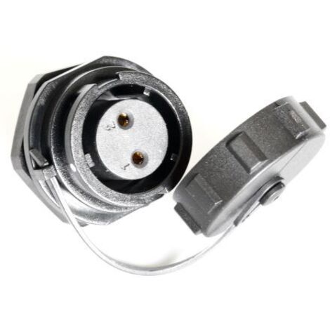 Connecteur circulaire RS PRO, Standard 2 contacts, Montage panneau, raccordement A souder ( Prix pour 1 )