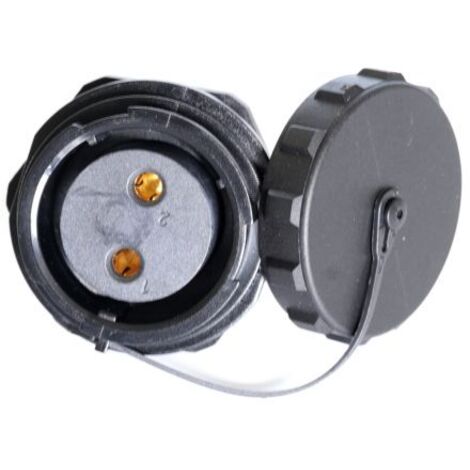Connecteur circulaire RS PRO, Standard 2 contacts, Montage panneau, raccordement A visser ( Prix pour 1 )