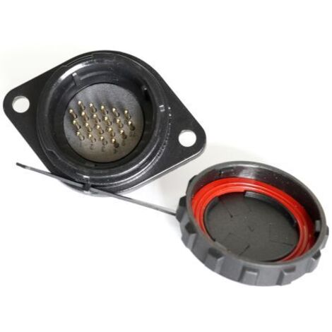 Connecteur circulaire RS PRO, Standard 20 contacts, Montage panneau, raccordement A souder ( Prix pour 1 )