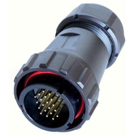 Connecteur circulaire RS PRO, Standard 20 contacts, Montage sur câble, raccordement A souder ( Prix pour 1 )